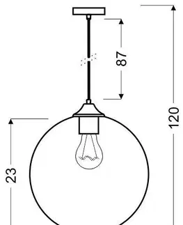 Závěsná lampa EDISON Z Candellux