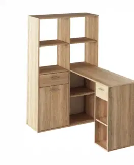Stůl s regálem MINESON Tempo Kondela