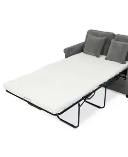 Dvoumístná pohovka ASB-4170 GREY2, manžestr, šedá