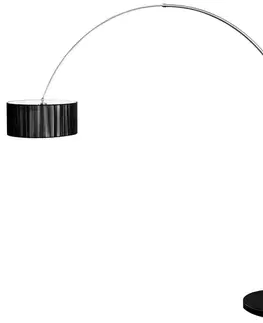 Estila Moderní nastavitelná stojací lampa Extenso černá