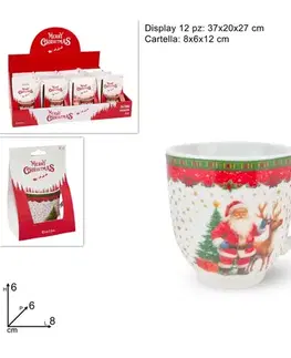 PROHOME - Hrnek vánoční 90ml porcelán různé motivy