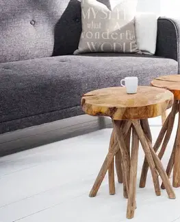 Odkládací stolek 2 ks NEFELÉ Dekorhome