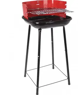 PROHOME - Gril čtvercový 40x40x74cm BBQ