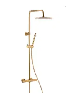 KFA MOZA PREMIUM termostatický sprchový set, kartáčované zlato 5736-920-31