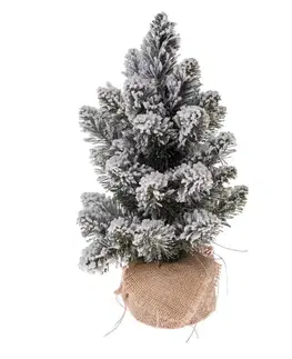 Dekorační zasněžený stromek Jedle, 30 cm
