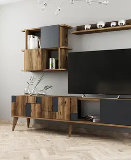 TV stěna / Sestava pod TV Madrid - Anthracite