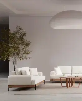 Rohová sedací souprava Eti Oak Right - White