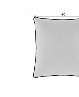 Dekorativní povlak na polštář 40x40 - POSLEDNÍ KUSY