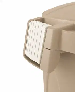 Odpadkový koš Dustbin, 50 l, kávová, 50 l