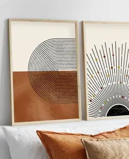 Dekorativní rámovaný obraz z MDF (3 kusy) Huhu198 - 50 x 70