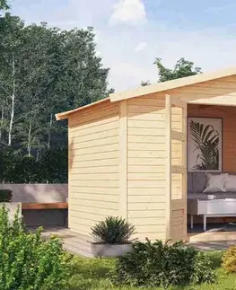 Dřevěný zahradní domek AMBERG 5 Lanitplast