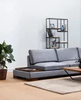 Rohová sedací souprava Tulip Corner Right With Pouf - Dark Grey