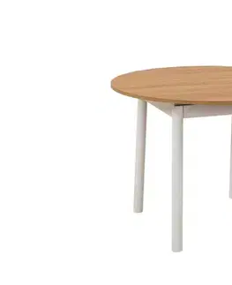 Extendable Dining Table Oliver - Oak, White