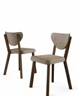 Sada židlí (6 kusů) Arfe - Cappuccino, Brown
