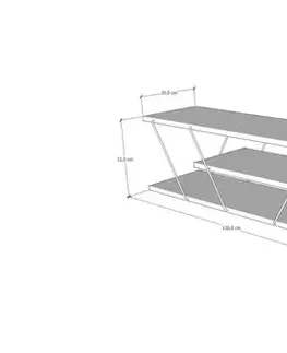 TV stolek Canaz v2 - Anthracite, Grey