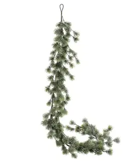 Umělá vánoční girlanda se třpytkami Borovice, délka 180 cm