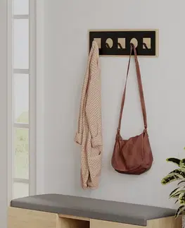 Coat Hanger Icon Hanger - Sapphire, Oak