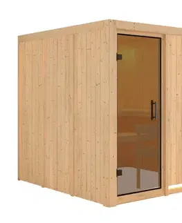 Interiérová finská sauna 196 x 196 cm Dekorhome