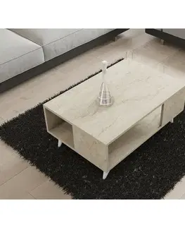 Konferenční stolek Yuka Travertine