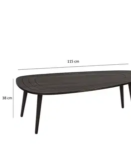 Konferenční stolek Sweet - Anthracite