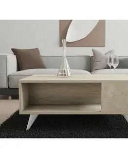 Konferenční stolek Yuka Travertine