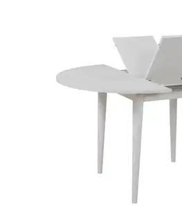 Jídelní set s rozkládacím stolem a židlemi (3 kusy) Vina 0701 - White, Grey
