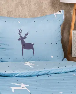 4Home Bavlněné povlečení Deer in Love, 220 x 200 cm, 2 ks 70 x 90 cm
