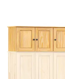 Nástavec 3dveřový 8864K lak, kovové úchytky