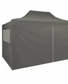 Skládací nůžkový party stan s bočnicemi 3x4,5 m Dekorhome
