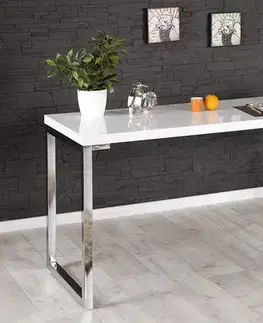 Estila Luxusní elegantní psací stůl White Desk bílý