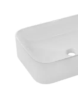 ArtCom Keramické umyvadlo KATI 60 SW | bílý lesk 60 cm