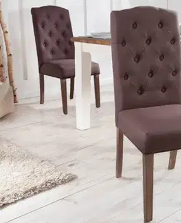 Chesterfield jídelní židle 2 ks FRIXON Dekorhome
