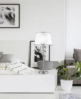 Saténová kancelářská stolní lampa 40W E14 Ibis