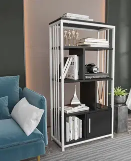 Knihovna Valero - White, Anthracite