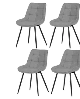 Sada jídelních židlí CT-395 SIL2, 4 ks