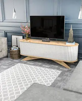 TV stolek Stor - Sapphire, White