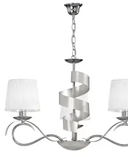 Stropní svítidlo chromový lustr 3x40W E14 Denis