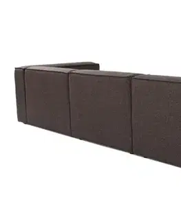 Rohová sedací souprava Fora - Dark Brown