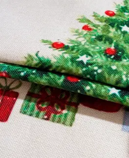 4Home Vánoční povlak na polštářek Retro Christmas, 45 x 45 cm