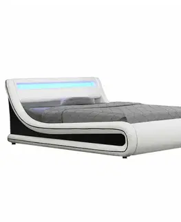 Manželská postel s LED osvětlením MANILA NEW Tempo Kondela