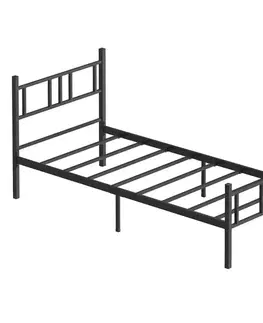 Rám jednolůžkové postele Akın - Black 90x190