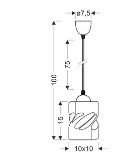 Závěsná lampa FELIS 1xE27 Candellux