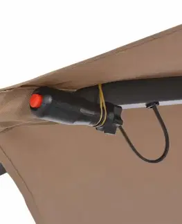 Konzolový slunečník s LED světly Ø 300 cm
