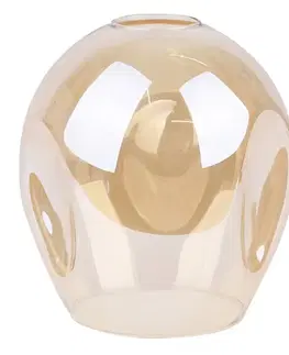 Hnědé skleněné stínidlo E27 pro lampu Aspa