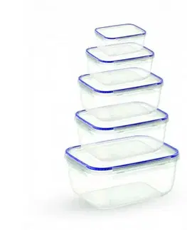 Sada uzavíratelných boxů Frigo, 5 ks