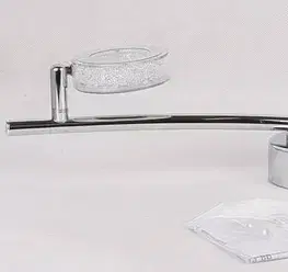 LED nástěnná lampa VINOLA CHROME 3000K