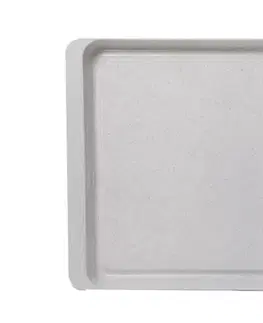 ALFA PLASTIK - Podnos 50x34cm granit bílý