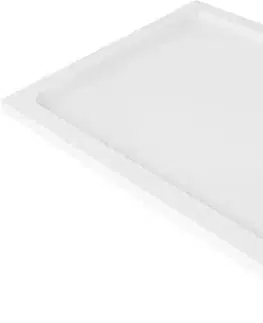 MEXEN/S Flat sprchová vanička obdélníková slim 90 x 70, bílá + zlatý sifon 40107090G