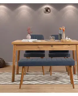 Set stolu a židlí (4 kusy) Costa Atlantic-Navy Blue