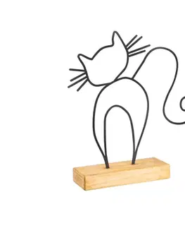 Dekorativní předmět Cat - Black